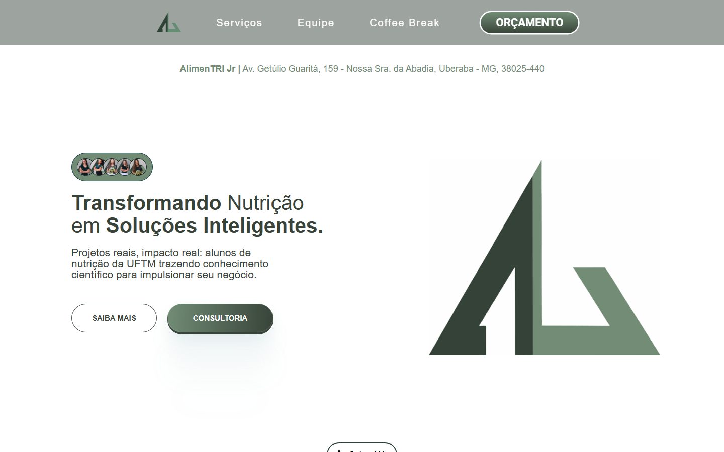 Site de AlimenTRI Jr.