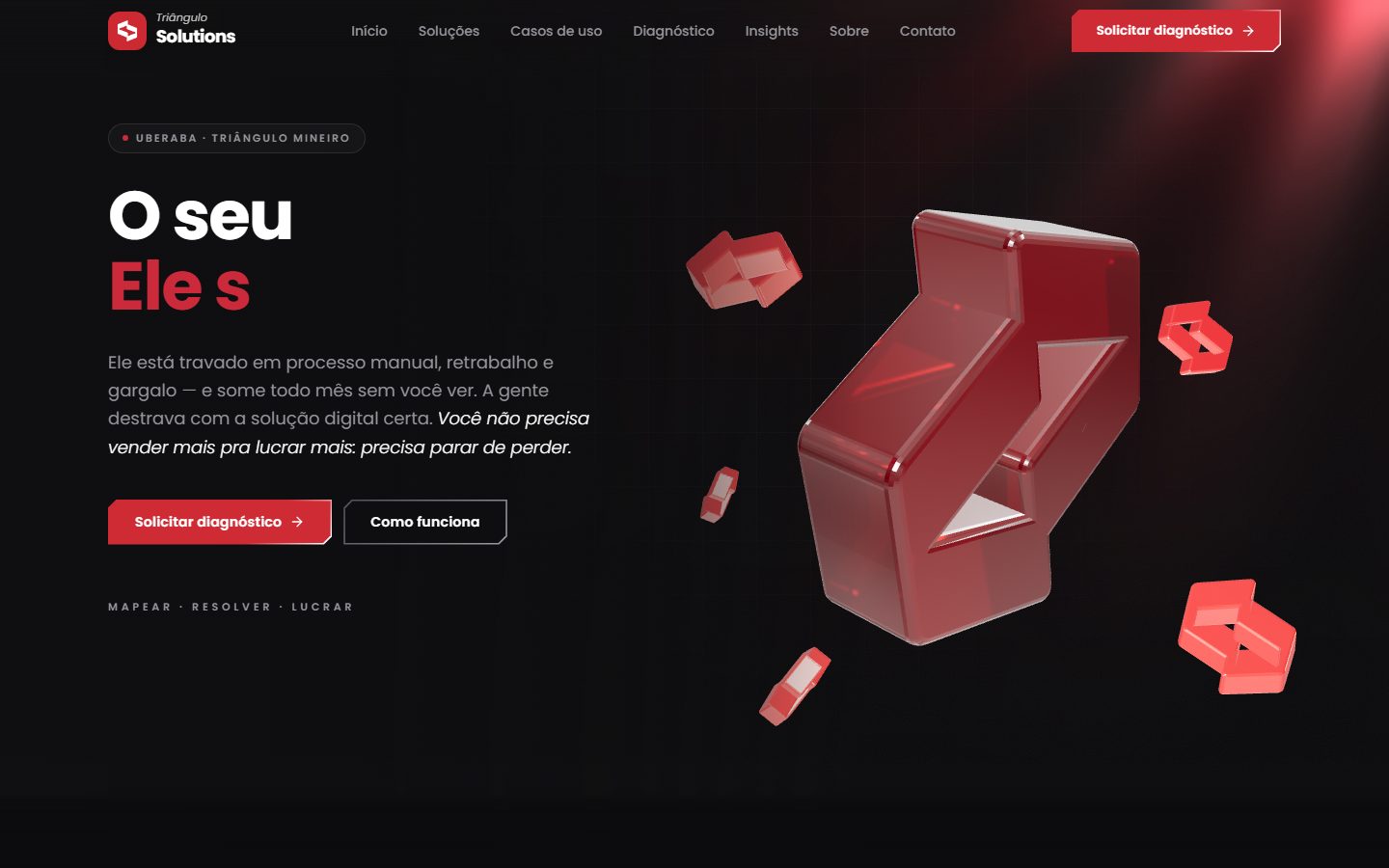 Site de Triângulo Solutions